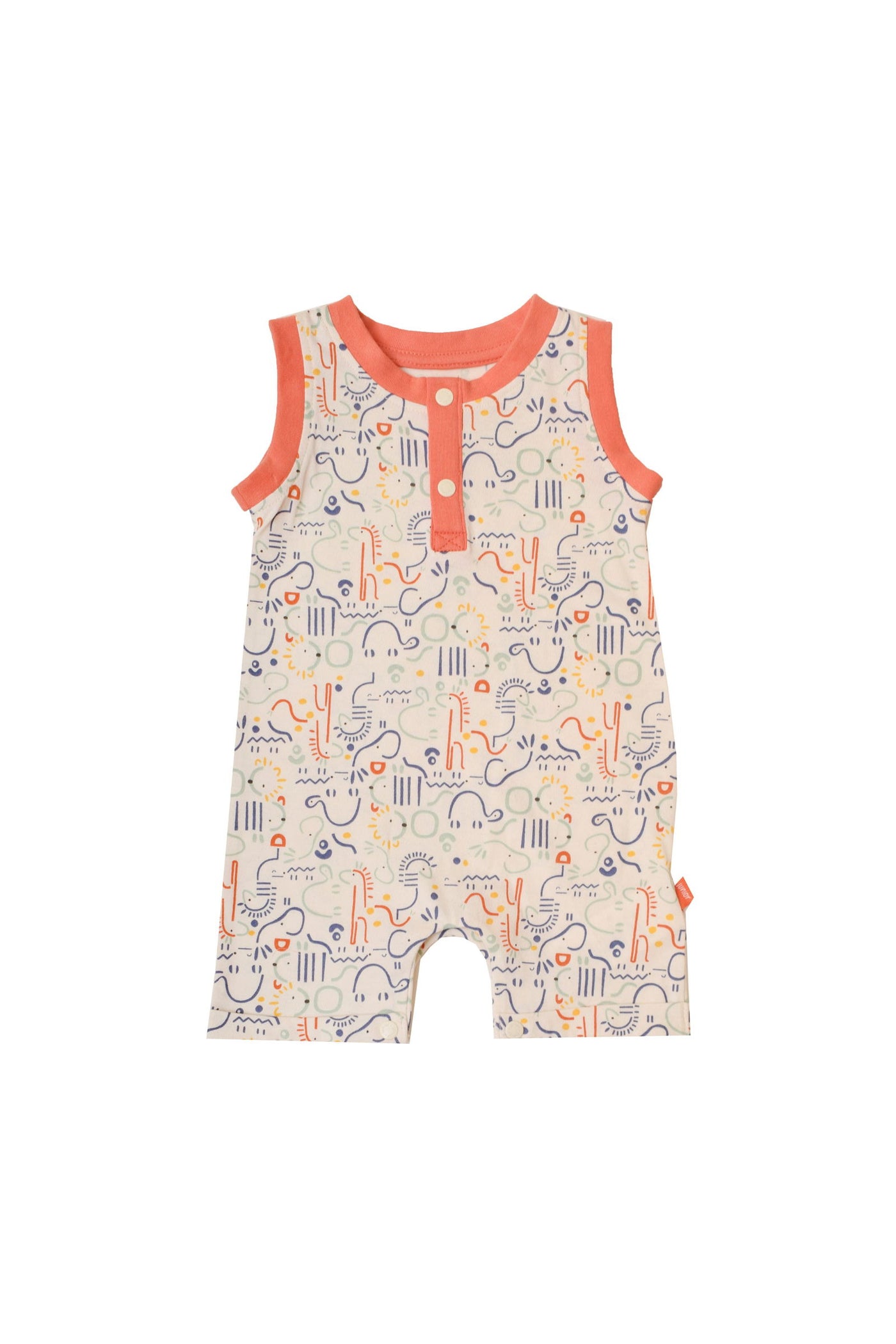 Printed Sleeveless Jumpsuit - Junior Egypt