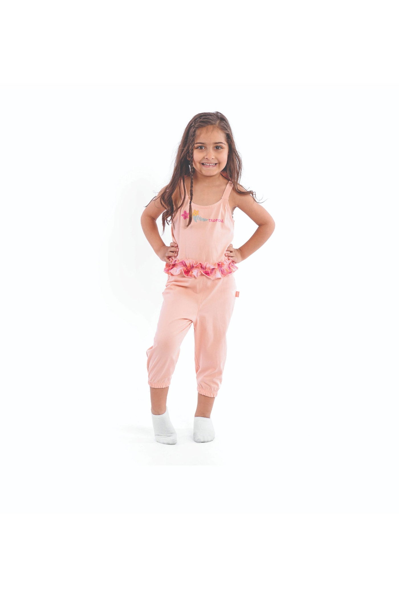 Printed Sleeveless Jumpsuit - Junior Egypt