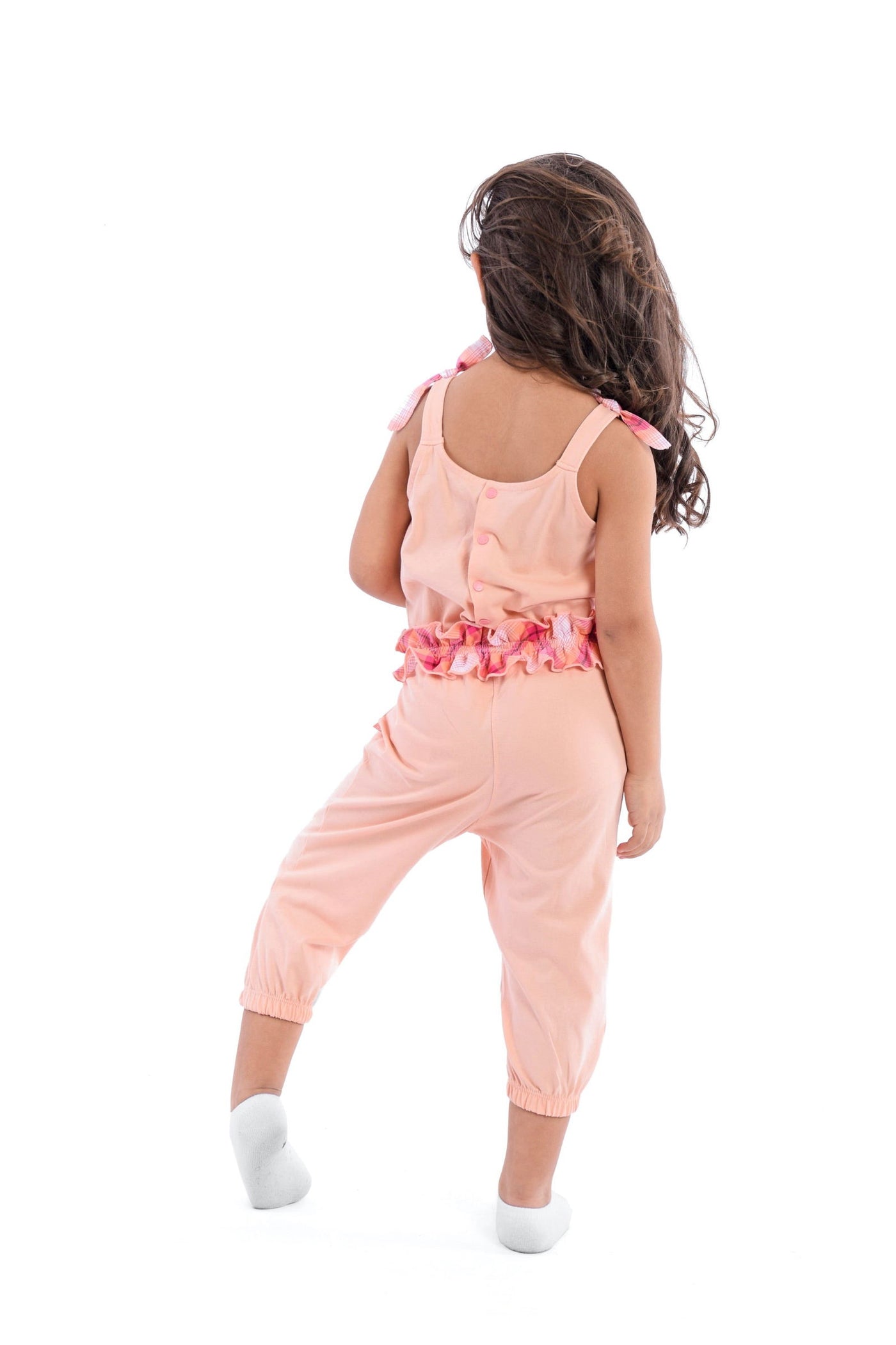 Printed Sleeveless Jumpsuit - Junior Egypt