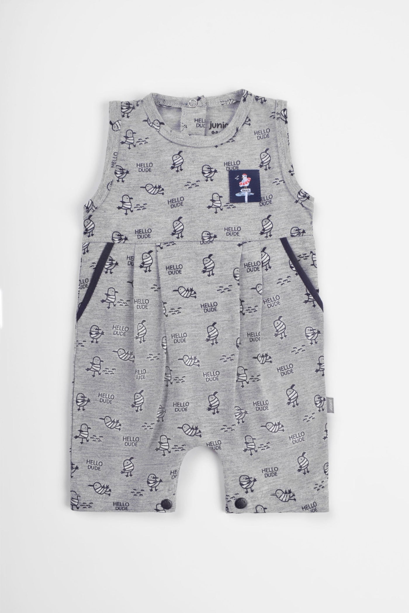 Printed Sleeveless Jumpsuit - Junior Egypt