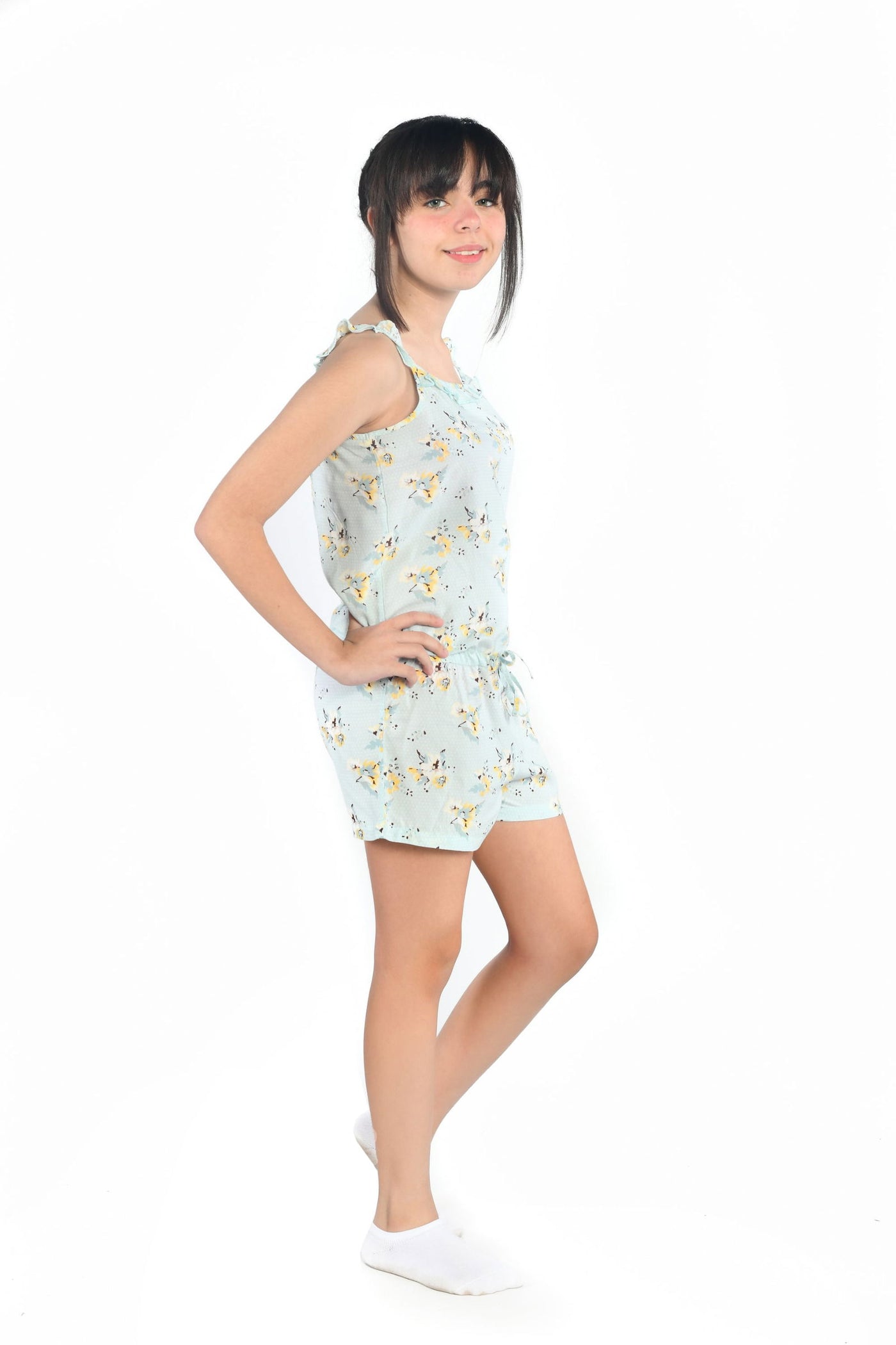 Printed Sleeveless Jumpsuit - Junior Egypt