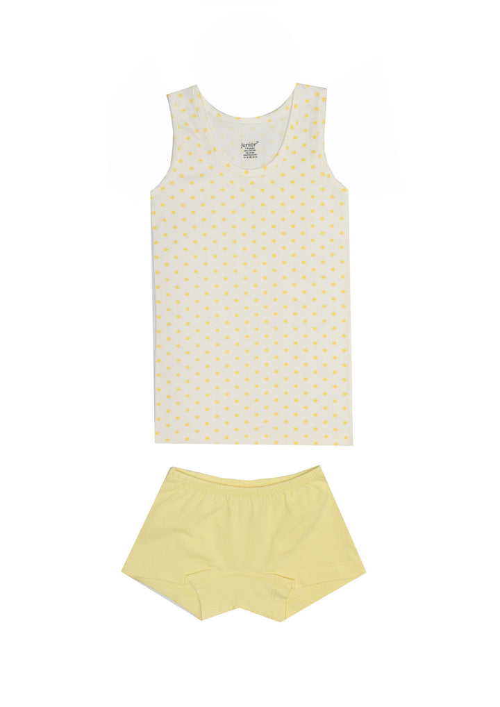 Printed Sleeveless Underwear Set - Junior Egypt