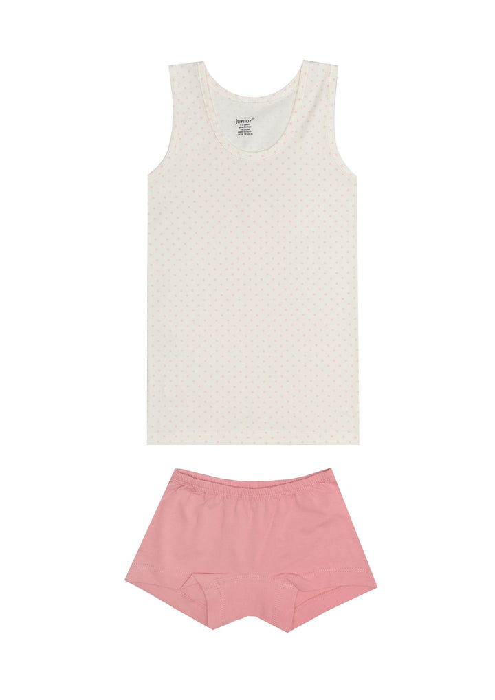 Printed Sleeveless Underwear Set - Junior Egypt