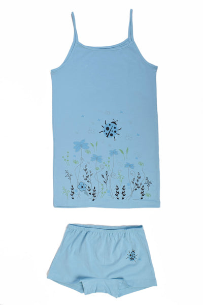 Printed Sleeveless Underwear Set - Junior Egypt