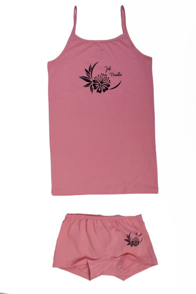 Printed Sleeveless Underwear Set - Junior Egypt