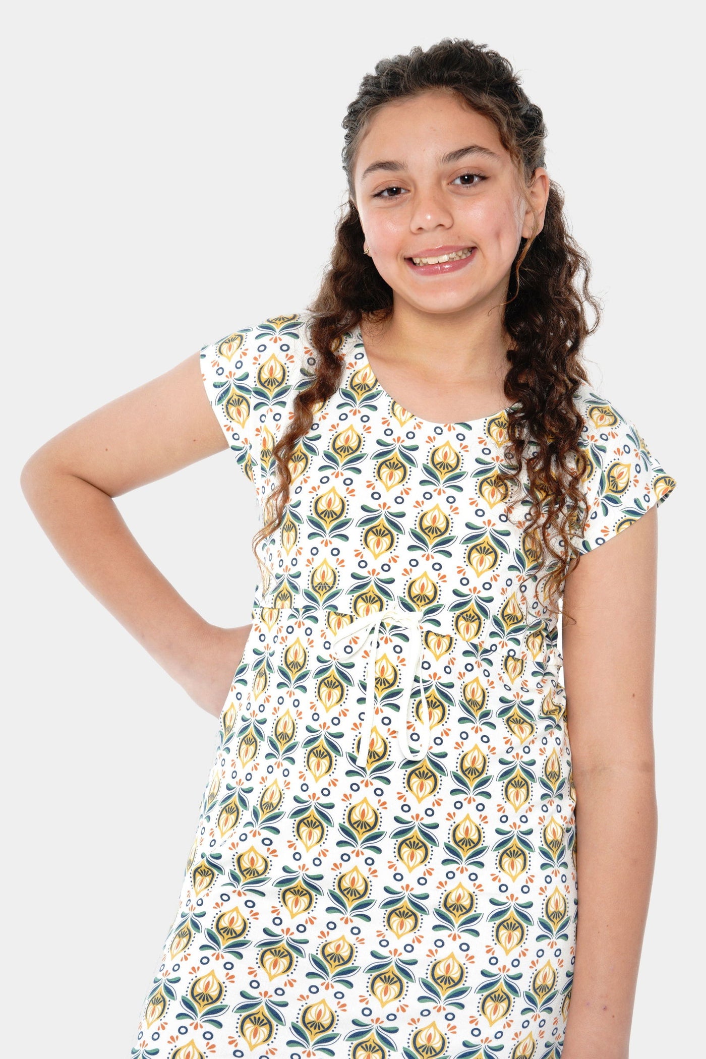 Round Printed Dress - Junior Egypt