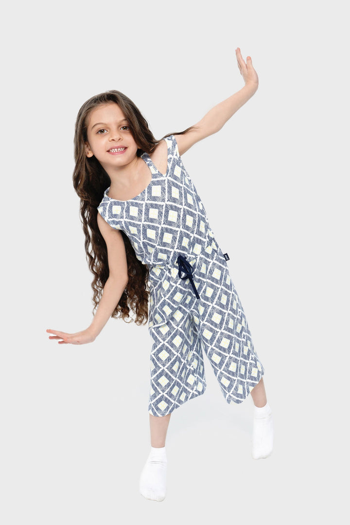 Round Printed Jumpsuit - Junior Egypt