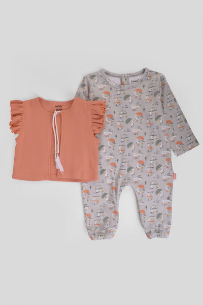 Round Printed Jumpsuit Set - Junior Egypt