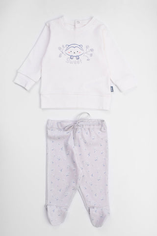 Round Printed Pajama Set