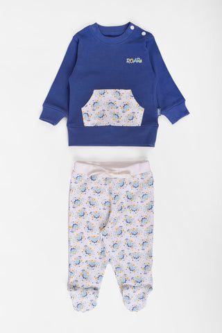 Round Printed Pajama Set