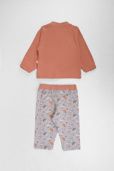 Round Printed Pajama Set - Junior Egypt