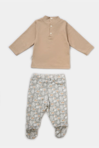 Round Printed Pajama Set - Junior Egypt