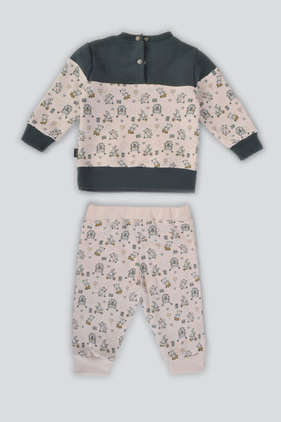 Round Printed Pajama Set - Junior Egypt