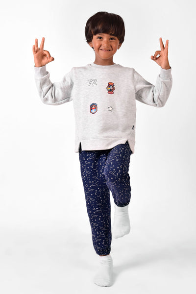 Round Printed Pajama Set - Junior Egypt