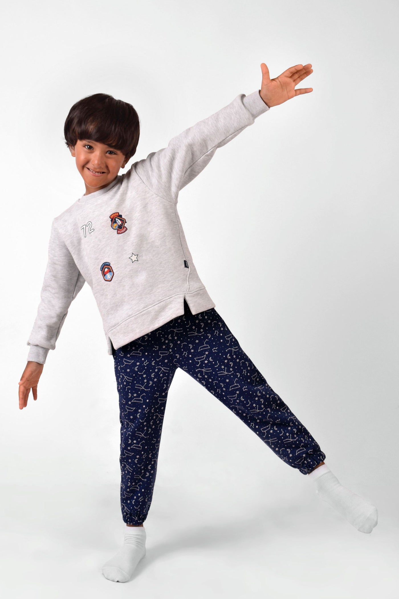 Round Printed Pajama Set - Junior Egypt