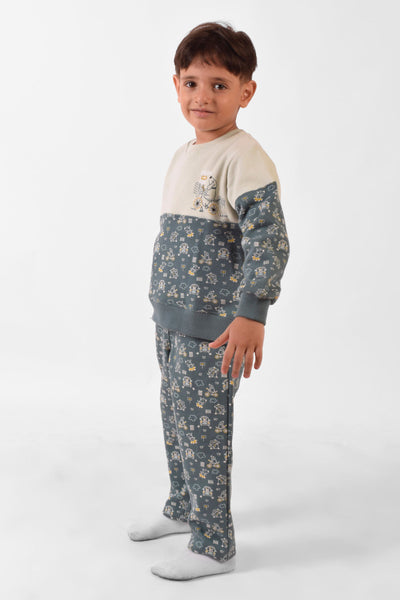 Round Printed Pajama Set - Junior Egypt