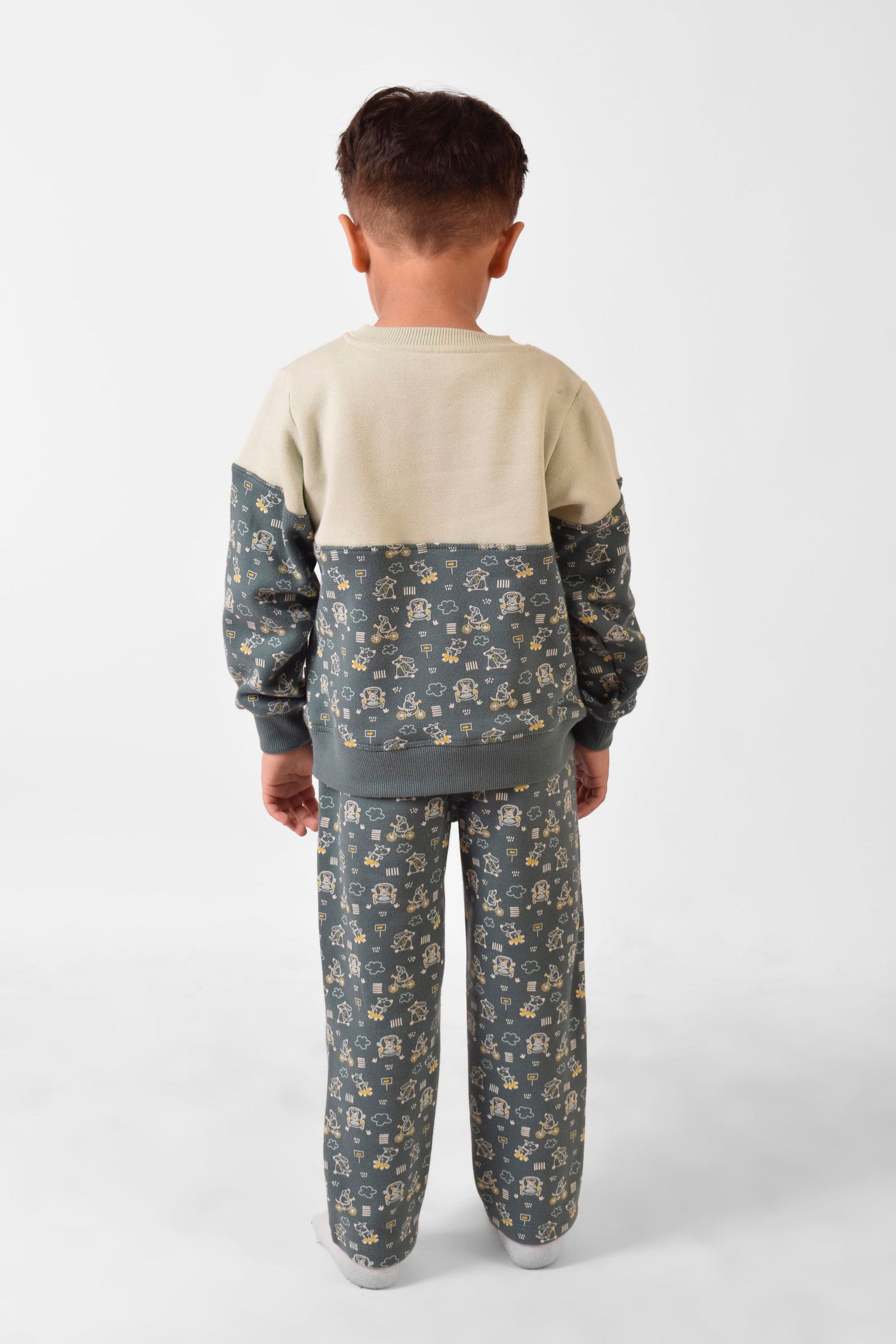 Round Printed Pajama Set - Junior Egypt