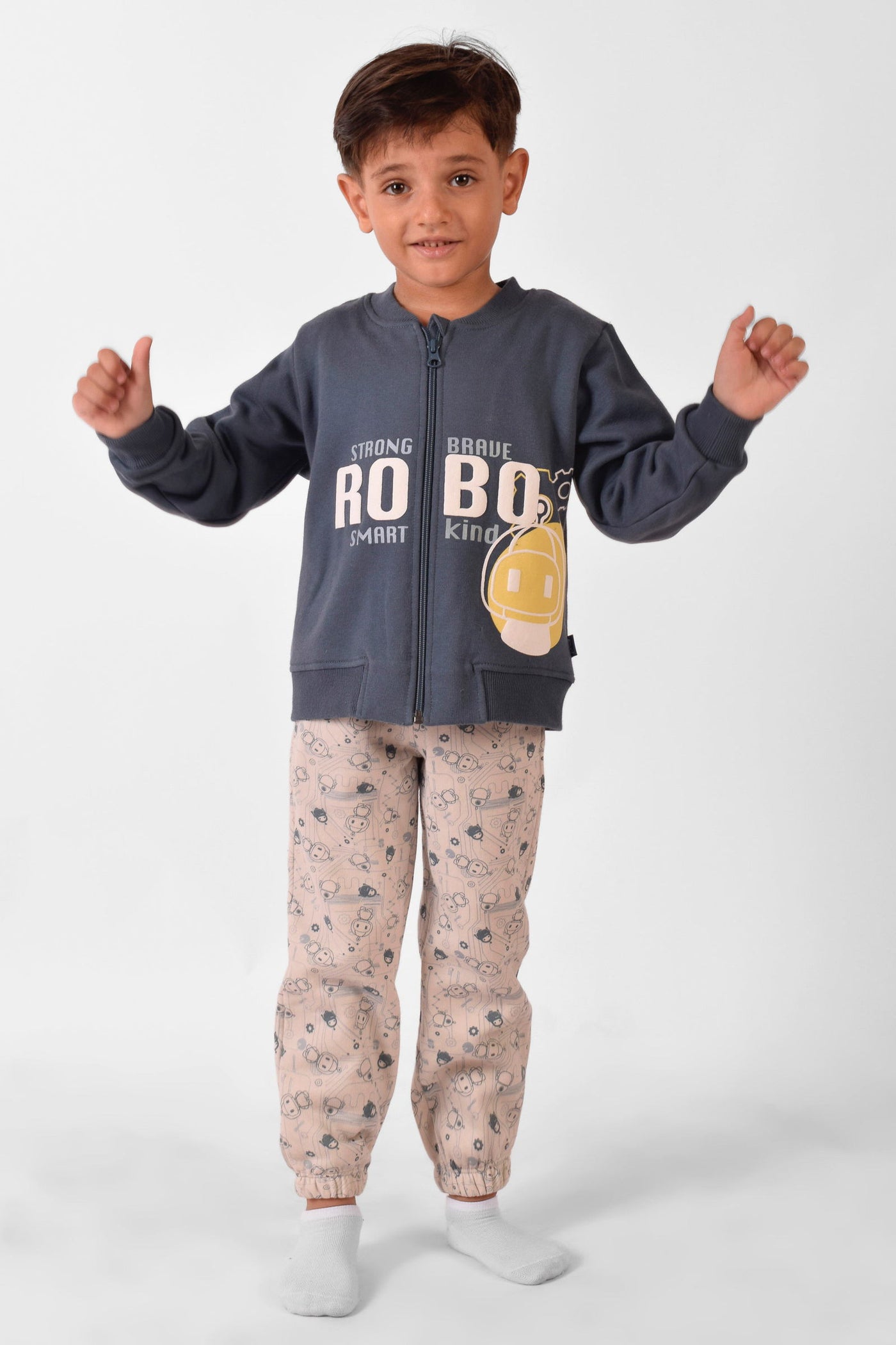 Round Printed Pajama Set - Junior Egypt