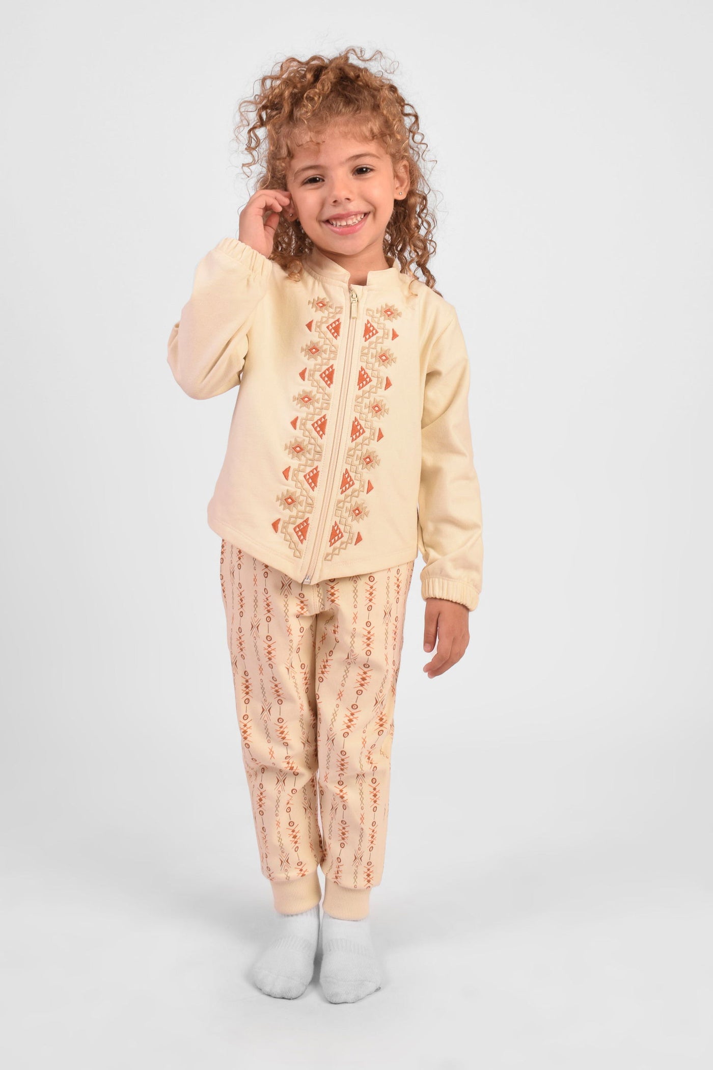 Round Printed Pajama Set - Junior Egypt