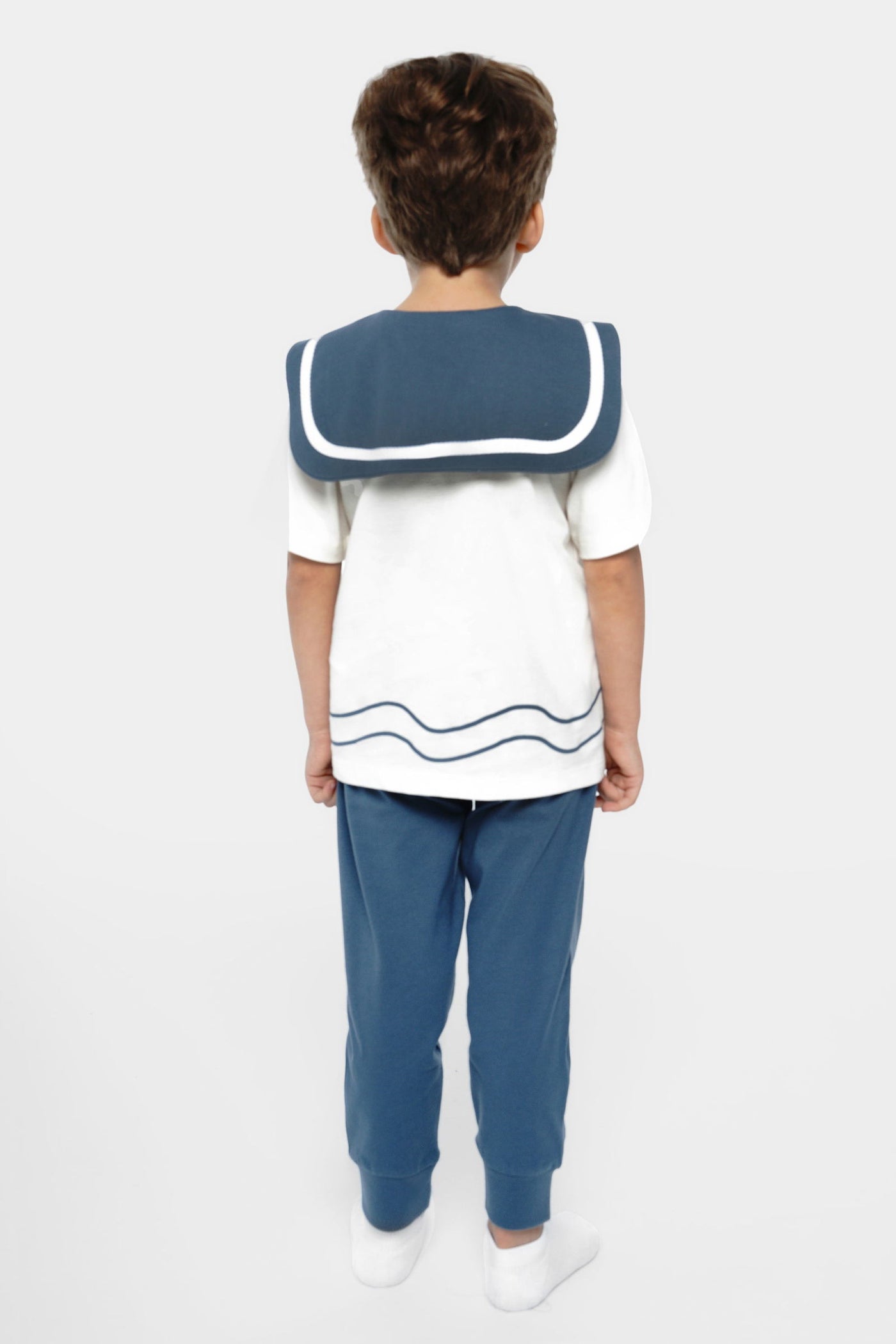 Round Printed Short Sleeve Set - Junior Egypt