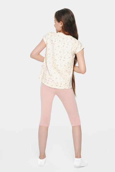 Round Printed Short Sleeve Set - Junior Egypt