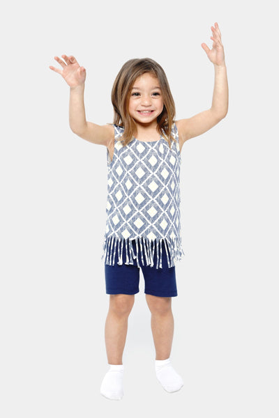 Round Printed Sleeveless Set - Junior Egypt