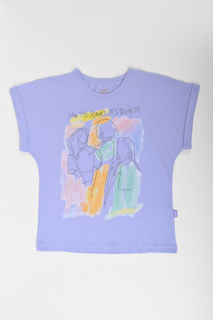 Round Printed T-Shirt - Junior Egypt