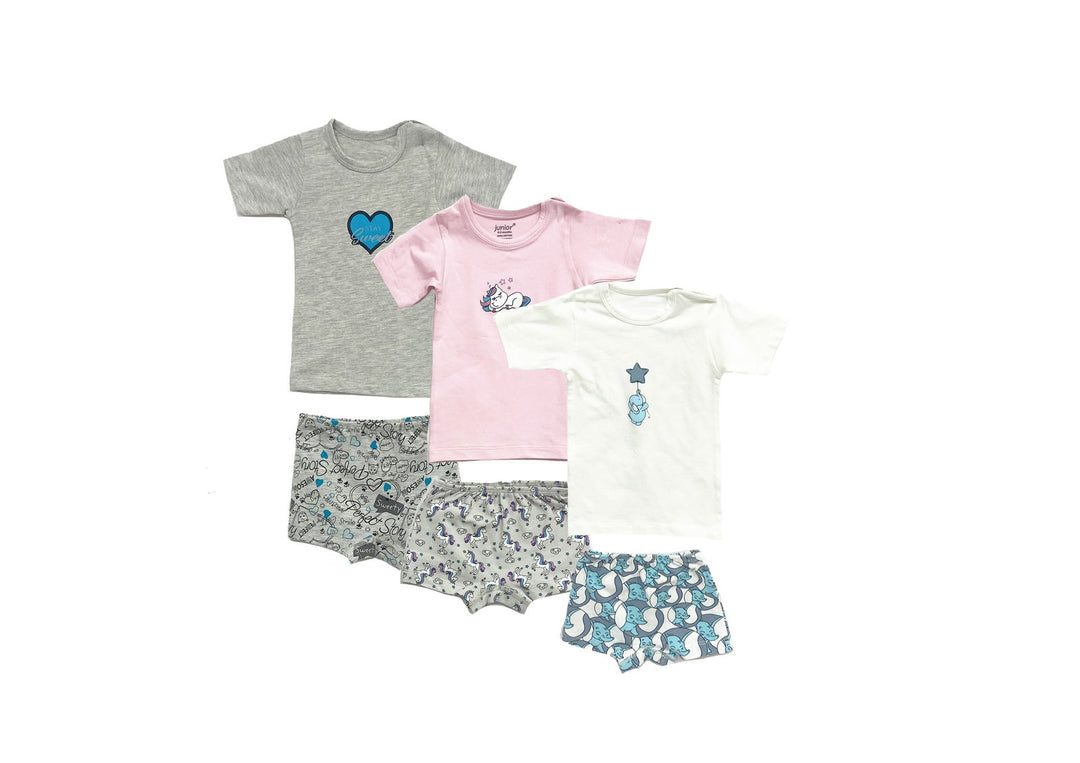 Short Sleeve Underwear Set - Junior Egypt