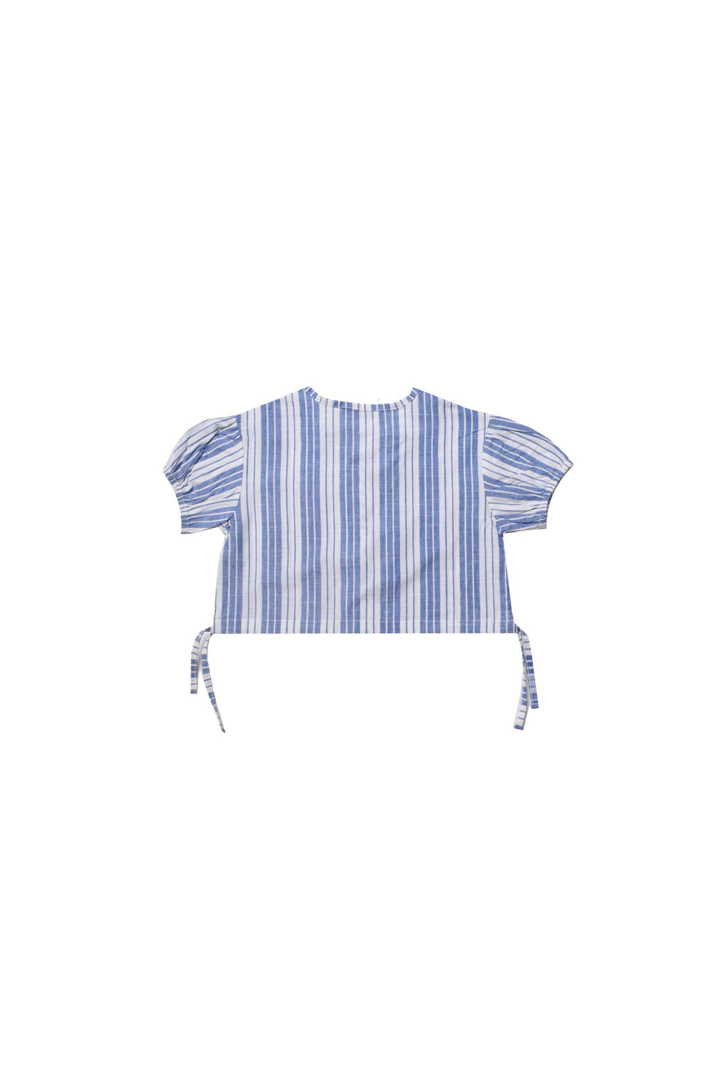 Striped Short Sleeve Crop Shirt - Junior Egypt