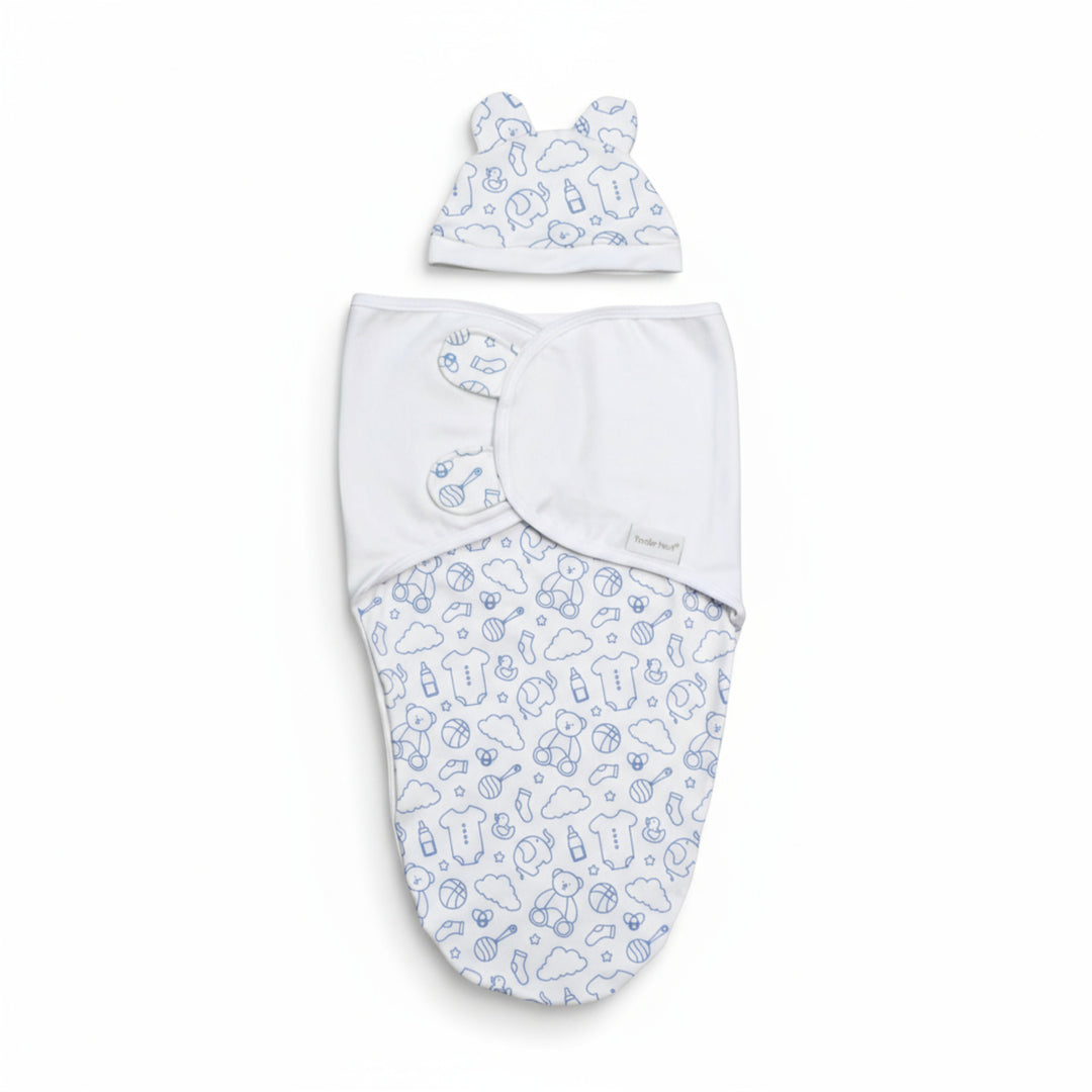 Baby Bath small Towels Birds pack of 3