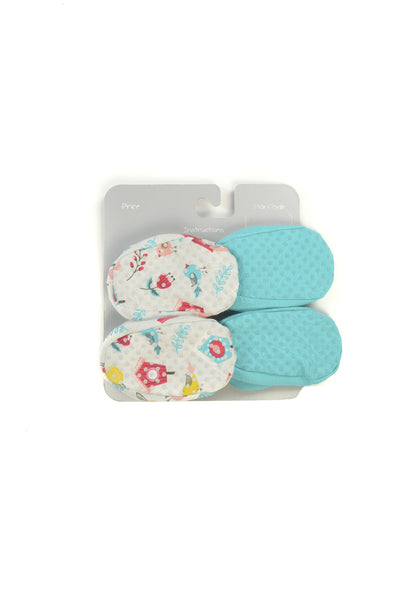 Printed Baby Booties Set P/2